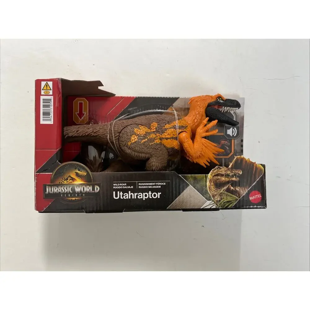 Mattel - Jurassic World: Rebirth Wild Roar Utahraptor [New Toy] Figure